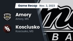 Recap: Amory  vs. Kosciusko  2023