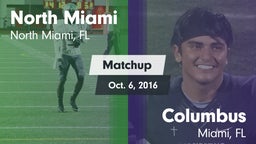 Matchup: North Miami vs. Columbus  2016
