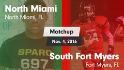 Matchup: North Miami vs. South Fort Myers  2016