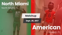 Matchup: North Miami vs. American  2017