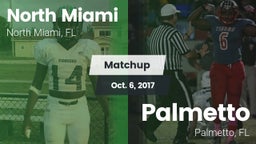 Matchup: North Miami vs. Palmetto  2017