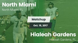 Matchup: North Miami vs. Hialeah Gardens  2017