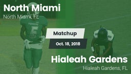 Matchup: North Miami vs. Hialeah Gardens  2018