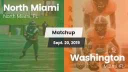 Matchup: North Miami vs. Washington  2019