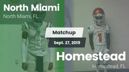 Matchup: North Miami vs. Homestead  2019