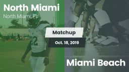 Matchup: North Miami vs. Miami Beach  2019
