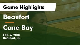 Beaufort  vs Cane Bay  Game Highlights - Feb. 6, 2018