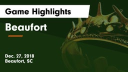 Beaufort  Game Highlights - Dec. 27, 2018