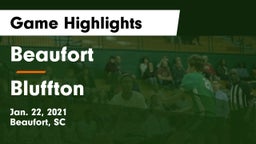 Beaufort  vs Bluffton  Game Highlights - Jan. 22, 2021