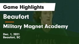 Beaufort  vs Military Magnet Academy  Game Highlights - Dec. 1, 2021