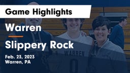 Warren  vs Slippery Rock  Game Highlights - Feb. 23, 2023