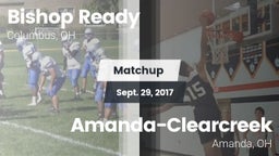 Matchup: Bishop Ready vs. Amanda-Clearcreek  2017