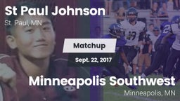 Matchup: St Paul Johnson vs. Minneapolis Southwest  2017