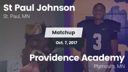 Matchup: St Paul Johnson vs. Providence Academy 2017