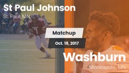 Matchup: St Paul Johnson vs. Washburn  2017