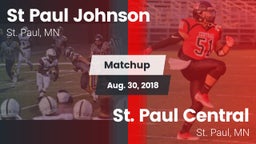 Matchup: St Paul Johnson vs. St. Paul Central  2018