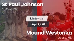 Matchup: St Paul Johnson vs. Mound Westonka  2018