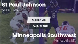 Matchup: St Paul Johnson vs. Minneapolis Southwest  2018