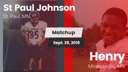 Matchup: St Paul Johnson vs. Henry  2018