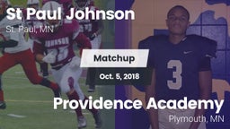 Matchup: St Paul Johnson vs. Providence Academy 2018