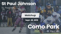 Matchup: St Paul Johnson vs. Como Park  2019