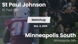 Matchup: St Paul Johnson vs. Minneapolis South  2019