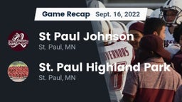 Recap: St Paul Johnson  vs. St. Paul Highland Park  2022