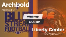 Matchup: Archbold vs. Liberty Center  2017