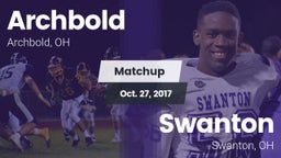Matchup: Archbold vs. Swanton  2017