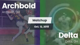 Matchup: Archbold vs. Delta  2018