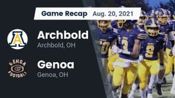 Recap: Archbold  vs. Genoa  2021