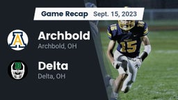 Recap: Archbold  vs. Delta  2023