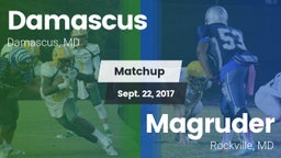 Matchup: Damascus vs. Magruder  2017