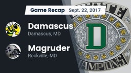 Recap: Damascus  vs. Magruder  2017