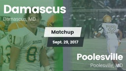 Matchup: Damascus vs. Poolesville  2017