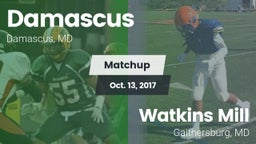 Matchup: Damascus vs. Watkins Mill  2017