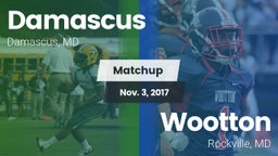 Matchup: Damascus vs. Wootton  2017