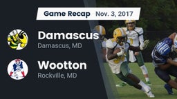 Recap: Damascus  vs. Wootton  2017