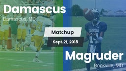 Matchup: Damascus vs. Magruder  2018