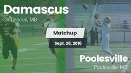 Matchup: Damascus vs. Poolesville  2018