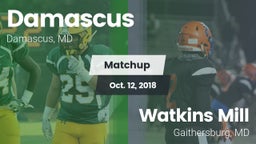 Matchup: Damascus vs. Watkins Mill  2018