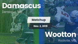 Matchup: Damascus vs. Wootton  2018