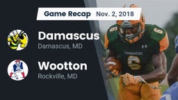 Recap: Damascus  vs. Wootton  2018