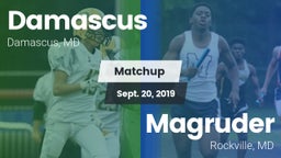Matchup: Damascus vs. Magruder  2019