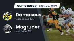 Recap: Damascus  vs. Magruder  2019