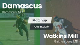 Matchup: Damascus vs. Watkins Mill  2019