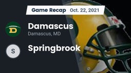 Recap: Damascus  vs. Springbrook  2021