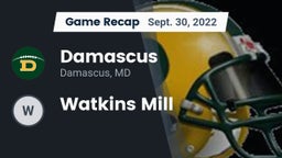 Recap: Damascus  vs. Watkins Mill 2022