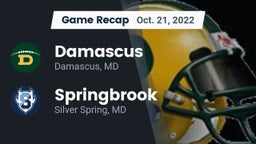 Recap: Damascus  vs. Springbrook  2022