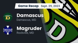 Recap: Damascus  vs. Magruder  2023